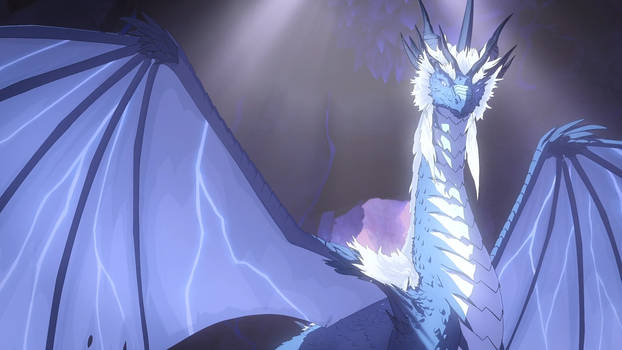 Queen Zubeia with lightning effects