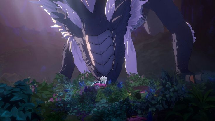 Queen Zubeia with Azymondias among flowers